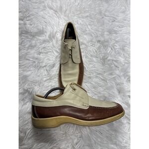 VINTAGE 1990s Bally's "Fjord" Two Tone Dress Shoes Men's 10 F Made In Italy Rare